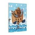 thumbnail image 1 of Xecao Animals on Noah's Ark for Ready-to-Hang Canvas Art 12x16 Inches - Waterproof HD Print Solid Wood Frame for Gifting,Vertical, 1 of 8