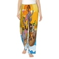 thumbnail image 1 of Xecao Animals on Noah's Ark1 Women's Straight Lounge Pajama Pants: The Epitome of Relaxed Sleepwear, 1 of 9