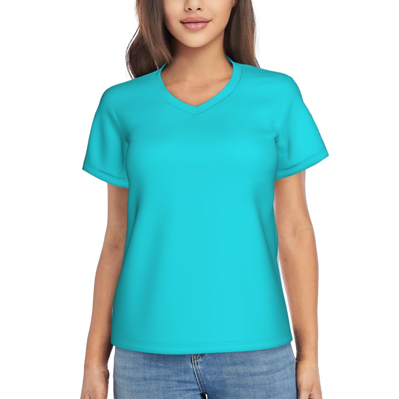aqua tops and blouses