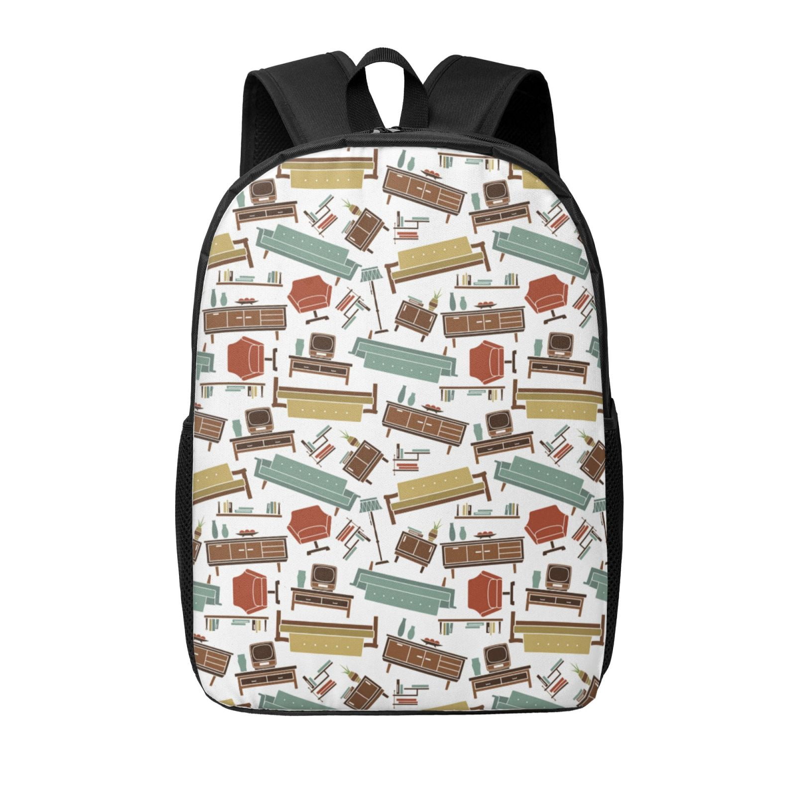 Xecao Art Of Living print Travel Backpack, Large Computer Backpack for ...