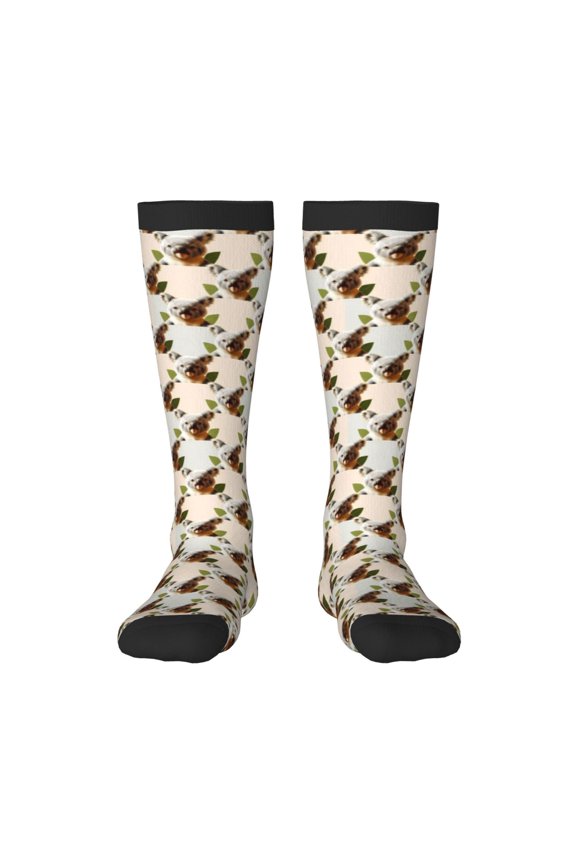 Art cute koala Print Compression Socks for Both Men And Women for Running, Travel, Flight, Nurse