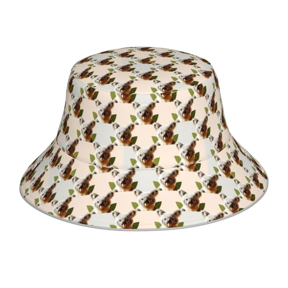 Xecao Art cute koala Print Men and Women Night Reflective Hat Runner Cap Visor Bucket Hat Boonie Cap