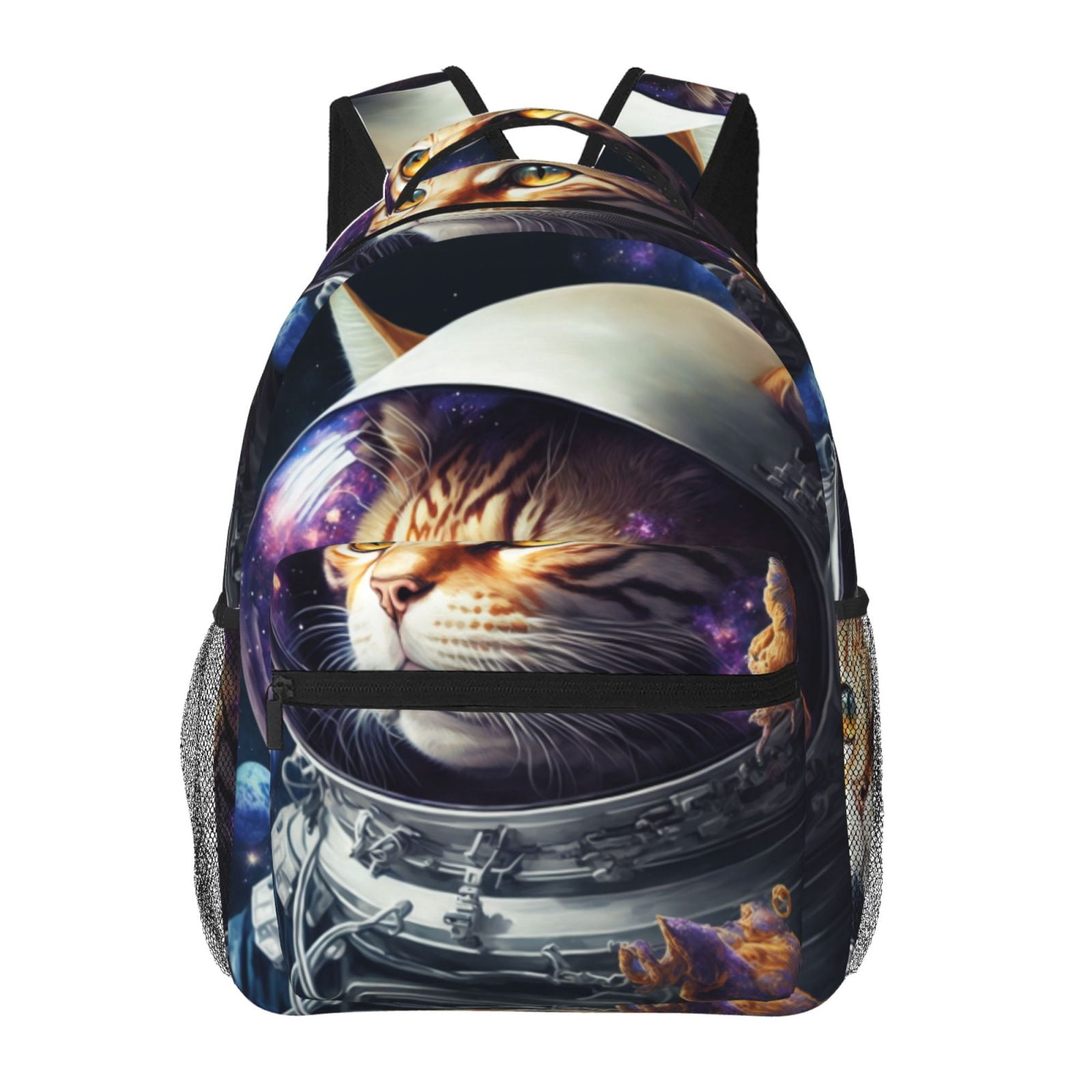 Xecao Astronaut Cat Backpack, a stylish and functional choice for both men and women, is the perfect basic bookbag for college, work, or travel