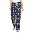 thumbnail image 1 of Xecao Astronaut Corgi Women's Straight Lounge Pajama Pants: The Epitome of Relaxed Sleepwear, 1 of 9