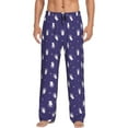 thumbnail image 1 of Xecao Astronaut Rabbit Men's Straight Lounge Pajama Pants: The Ultimate in Comfortable Sleepwear, 1 of 9