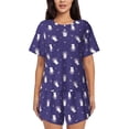 thumbnail image 1 of Xecao Astronaut Rabbit print Swimsuit for women, Summer-ready, sporty style.Quick-dry fabric. Many sizes & colors., 1 of 9