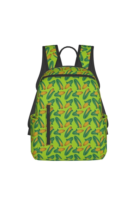 Autumn Corn print Backpack For women men Aesthetic Lightweight Travel Daypack Simple Cute Backpack For Bookbag