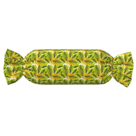 Xecao Autumn Harvest Cartoon Corn Print+Candy-Inspired Plush Pillow for Men Women Suitable for Beds, Sofas, Game Rooms Drawstring Closure