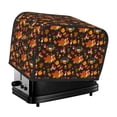 thumbnail image 1 of Xecao Autumn Hedgehog and Fox Cute Print 2 Slice Toaster Cover with Pockets, Small Appliance Cover, Dust and Fingerprint Protection, Machine Washable, 1 of 7