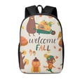 thumbnail image 1 of Xecao Autumn In The Forest print Travel Backpack, Large Computer Backpack for Men Women, College School Rucksack Book Bag, 1 of 5