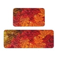 thumbnail image 1 of Xecao Autumn Leaf Patten Kitchen Rugs and Mats Sets,2 Pieces Non-Slip Washable Rugs, Kitchen Mat for Floor,Suit for Kitchen Decor and Accessories, 1 of 6