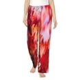 thumbnail image 1 of Xecao Autumn Maple Leaves Women's Straight Lounge Pajama Pants: The Epitome of Relaxed Sleepwear, 1 of 9