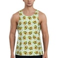 thumbnail image 1 of Xecao Avocado Doing Sport Men's Tank Top Workout Quick Dry Sleeveless Gym Jogging Muscle Shirts Summer Swim Beach Tops, 1 of 9