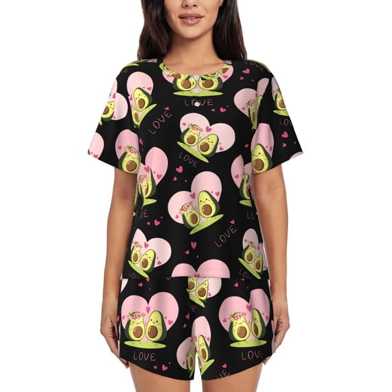 Xecao Avocado Lovers print Swimsuit for women, Summer-ready, sporty style.Quick-dry fabric. Many sizes & colors.