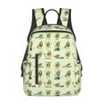 thumbnail image 1 of Xecao Avocado for Exercise print Backpack For women men Aesthetic Lightweight Travel Daypack Simple Cute Backpack For Bookbag, 1 of 5
