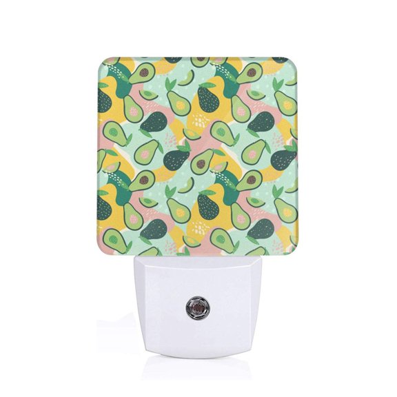 Xecao Avocado for Night Light - a Wall-mounted LED Fixture with A Dusk-to-dawn Sensor, Ideal for Bedrooms, Bathrooms, Hallways, and Kitchens-US