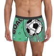 thumbnail image 1 of Xecao BALL INSIDE THE NET GOAL Print Men's Underwear Boxer Briefs,Breathable Choice for Men's Underwear-Medium, 1 of 5