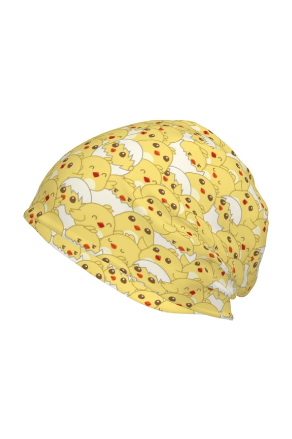 Baby Chicks Print Knit Hat,Winter Beanie for Men Women, Beanie Soft Warm Ski Stocking Cuffed Cap