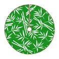 thumbnail image 1 of Xecao Bamboo Pattern Christmas Tree Skirt Round Xmas Tree Mat Base Cover for Holiday Home Decorations-36", 1 of 6