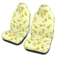 Xecao Bananas Print Car Seat Cover in That Fits Most Cars, Vans, SUVs