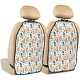 thumbnail image 1 of Xecao Barbecue Gnomes Pattern Car Seat Back Protector 2 Pack Large Capacity Pocket, Kick Mats Back Seat Protector, 1 of 8