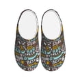 thumbnail image 1 of Xecao Barbeque Print Cotton Slippers Fuzzy Warm Cozy Slippers Non Slip House Slippers For Indoor Outdoor Cotton Slippers House Slippers-39/40, 1 of 7