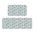 thumbnail image 1 of Xecao Bears and Tropical Leaves Patten Kitchen Rugs and Mats Sets,2 Pieces Non-Slip Washable Rugs, Kitchen Mat for Floor,Suit for Kitchen Decor and Accessories, 1 of 6