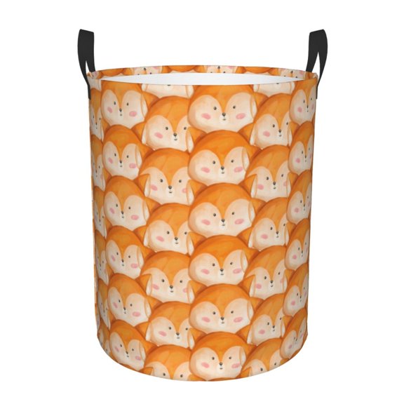 Xecao Beautiful Fox A Print Laundry Basket,Laundry Hamper Designed for Storage Dirty Clothes Hamper,Collapsible Laundry Baskets-