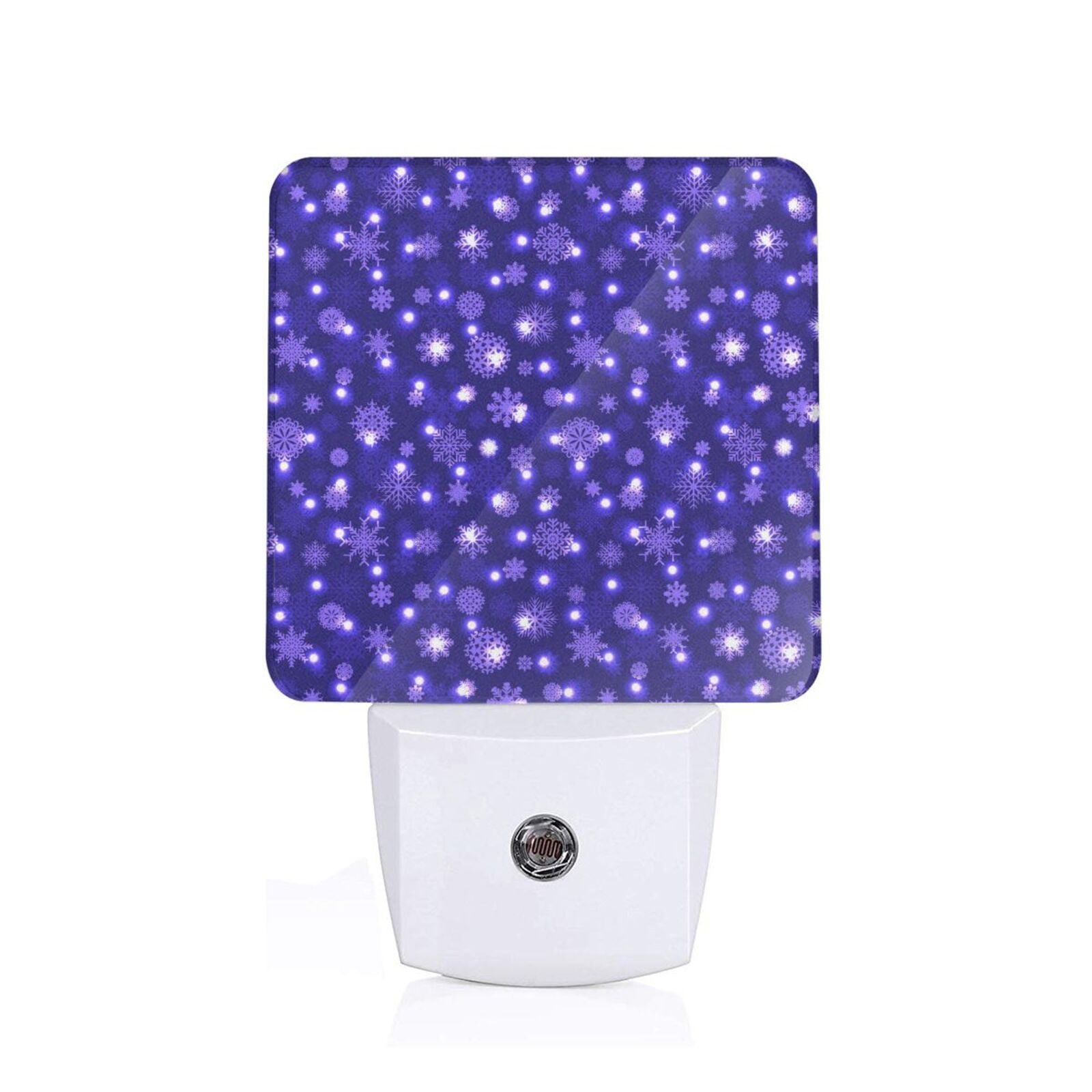 Xecao Beautiful Purple Snowflakes for Night Light - a Wall-mounted LED ...