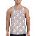 thumbnail image 1 of Xecao Beautiful Rabbit1 Men's Tank Top Workout Quick Dry Sleeveless Gym Jogging Muscle Shirts Summer Swim Beach Tops, 1 of 9