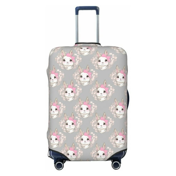 Xecao Beautiful Rabbit1 print Elastic Luggage Cover, with double-sided print , is perfect for travel, business, and daily use