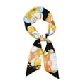 thumbnail image 1 of Xecao Bee Happy Sunflower Gnomes Pattern Large Satin Head Scarf - Satin Hair Scarves Silk Bandana Scarf Headscarf Silk Feeling Scarf for Women, 1 of 6