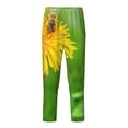 thumbnail image 1 of Xecao Bees Pollinates A Yellow Dandelion Print Teenagers' Pajama Pants Long Sleep Pants Soft Elastic Waist Pajama Bottoms Elastic waist with 2 Pockets 5-16 Years-XS(5-6), 1 of 6