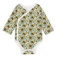 thumbnail image 1 of Xecao Bees and Flower Print Baby unisex-baby Cotton Long-sleeve Bodysuits-2 Years, 1 of 6