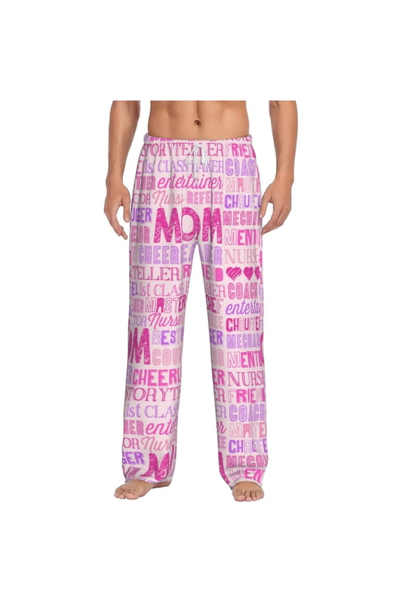 Best Mom ever Men's Straight Lounge Pajama Pants: The Ultimate in Comfortable Sleepwear