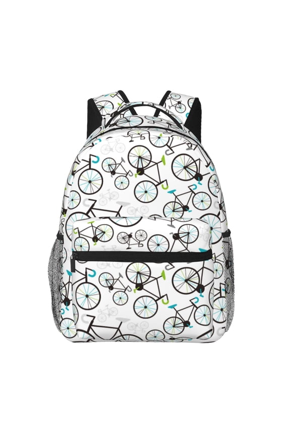 Bicycle Backpack, a stylish and functional choice for both men and women, is the perfect basic bookbag for college, work, or travel