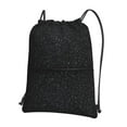 thumbnail image 1 of Xecao Black Glitter for Drawstring Bags,Pull String Backpack Bags,String Bag Sackpack, 1 of 6
