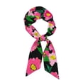 thumbnail image 1 of Xecao Blooming Meadow Pattern Large Satin Head Scarf - Satin Hair Scarves Silk Bandana Scarf Headscarf Silk Feeling Scarf for Women, 1 of 6