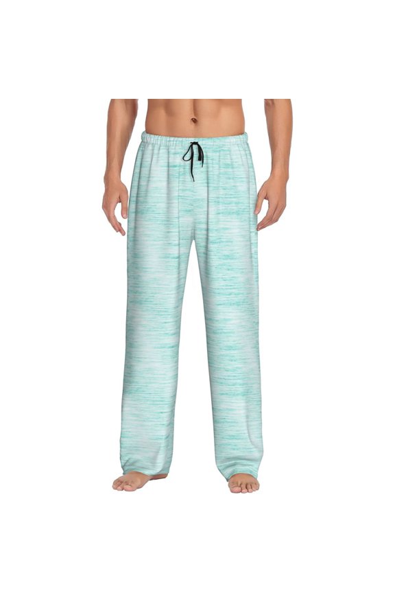 Blue Bright Men's Straight Lounge Pajama Pants: The Ultimate in Comfortable Sleepwear