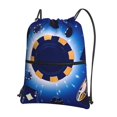 thumbnail image 1 of Xecao Blue Casino for Drawstring Bags,Pull String Backpack Bags,String Bag Sackpack, 1 of 6