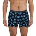 thumbnail image 1 of Xecao Blue Octopus Print Men's Underwear Boxer Briefs Pack - Your ComfortSoft, Moisture-Wicking, and Breathable Choice for Men's Underwear-Large, 1 of 5