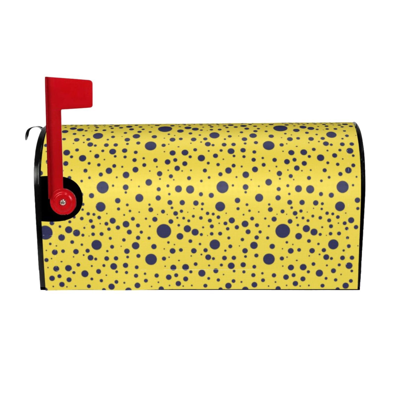Xecao Blue Spots for Mailbox Cover with Magnetic Strips, Waterproof and Sunscreen, Adds a Decorative Touch to Your Garden Yard.
