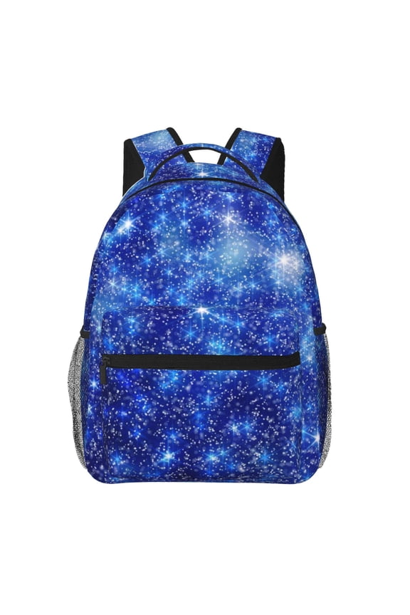 Blurred Star Snow Christmas Backpack, a stylish and functional choice for both men and women, is the perfect basic bookbag for college, work, or travel