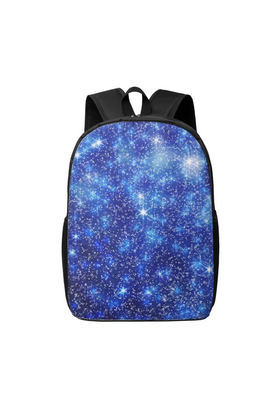 Blurred Star Snow Christmas print Travel Backpack, Large Computer Backpack for Men Women, College School Rucksack Book Bag
