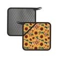 thumbnail image 1 of Xecao Bohemian Sunflower for Silicone Trivet Mats - Heat Resistant Pot Holders, Multipurpose Non-Slip Hot Pads, 1 of 8