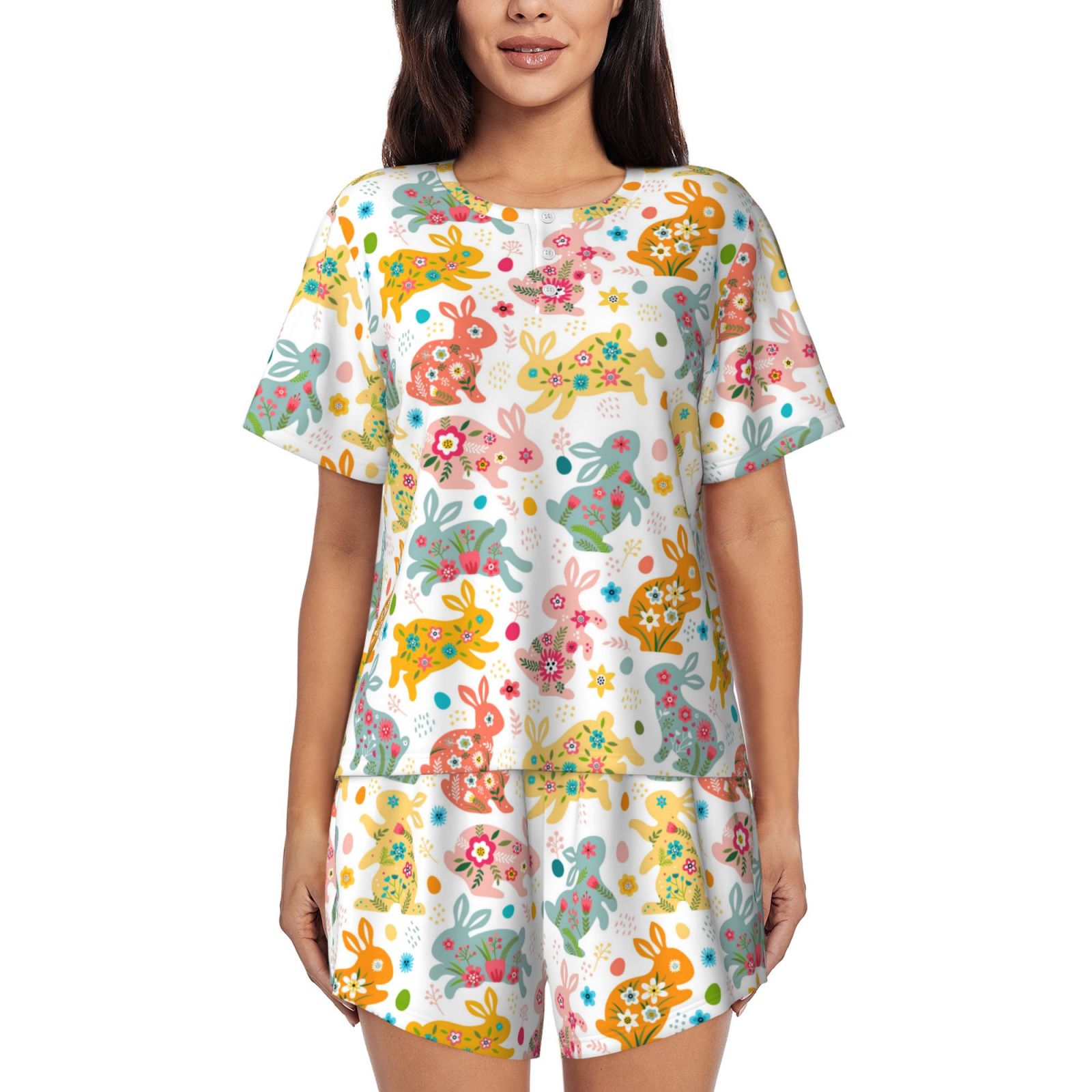 Bunting Pattern Swimsuit