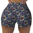 thumbnail image 1 of Xecao Boho Style Sunflowers Design Print Workout Shorts for Women Soft Smooth Gym Yoga Scrunch Active Tennis Workout Running Shorts, 1 of 9