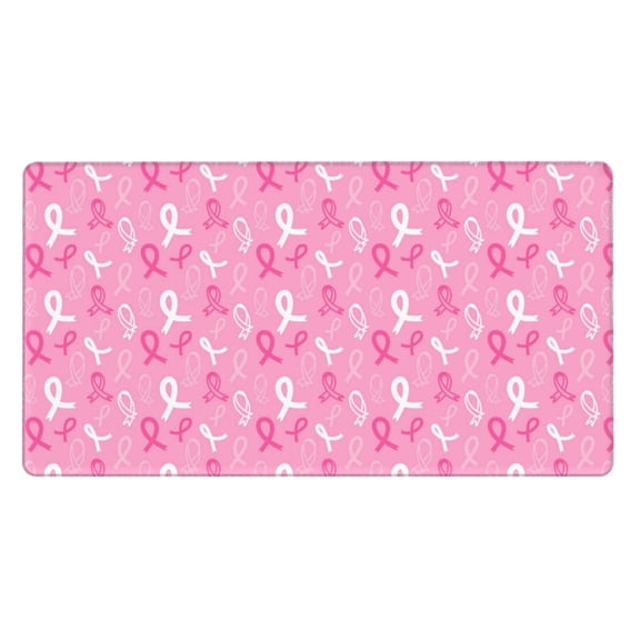Xecao Breast Cancer Awareness (3) for Waterproof Mouse Pad - Extended Contour Mouse Mat, Large Gaming Mousepad Laptop Keyboard Mat with Non-Slip Rubber Base