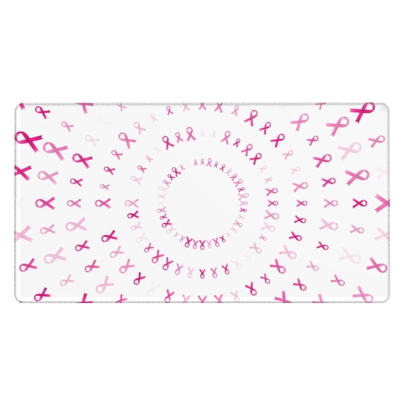Xecao Breast Cancer Awareness (4) for Waterproof Mouse Pad - Extended Contour Mouse Mat, Large Gaming Mousepad Laptop Keyboard Mat with Non-Slip Rubber Base