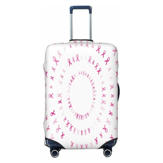 Xecao Breast Cancer Awareness (4) print Elastic Luggage Cover, with double-sided print , is perfect for travel, business, and daily use